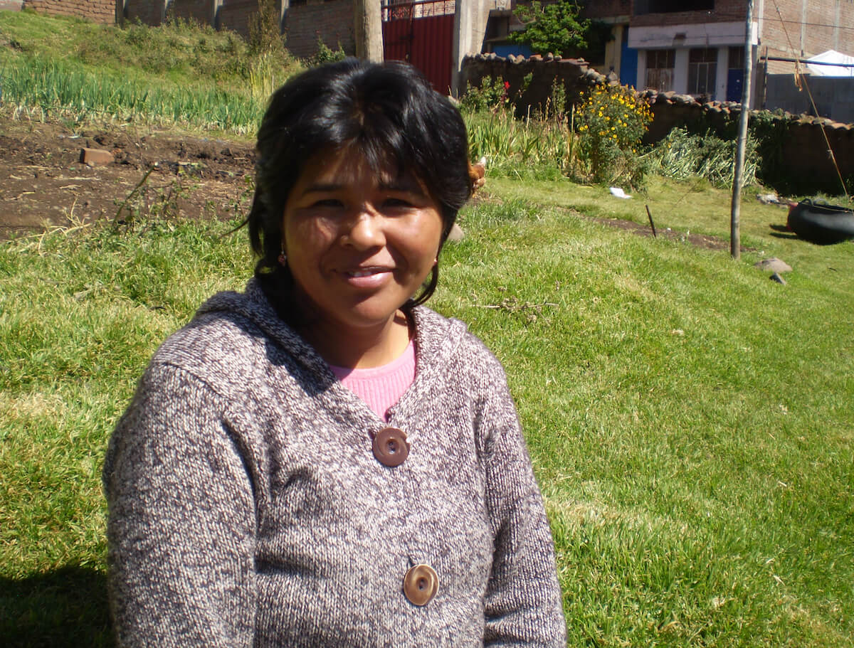 Rosa is a Pro Mujer client and mother of three in Puno, Peru.