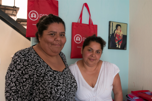 Diana and Silvia at their workshop in Huehuetoca, Mexico. 